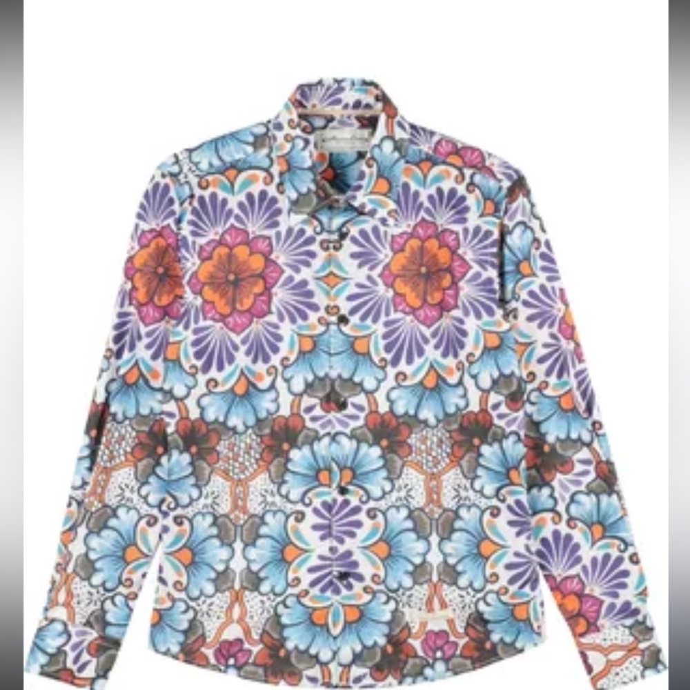 Alessandro lemura Italian button down shirt size 10 boys